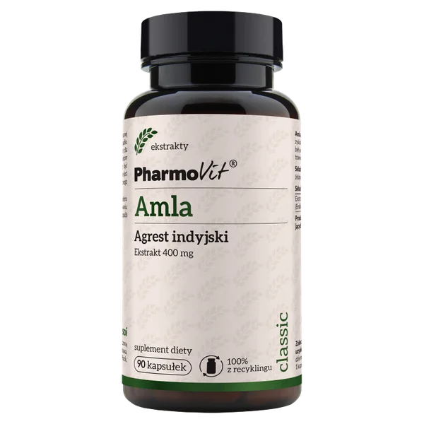Pharmovit Amla 90 Kapseln mit 400 mg Extrakt aus indischer Stachelbeere pro Kapsel
