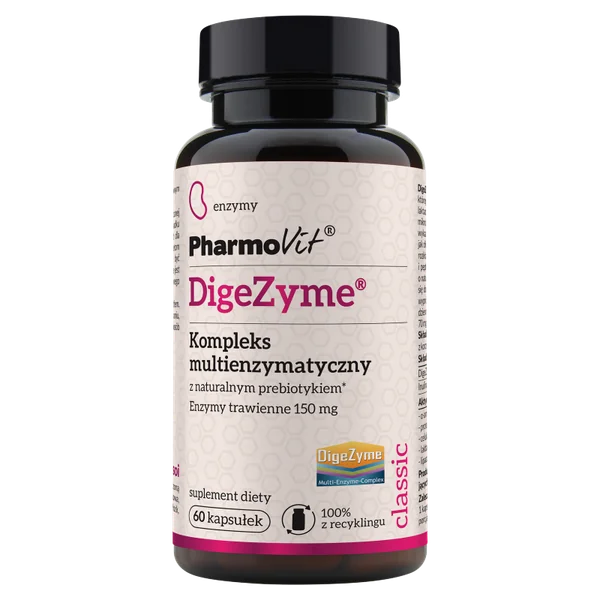 Pharmovit Digezyme Komplex 60 Kapseln mit DigeZyme® Verdauungsenzymen und Inulin