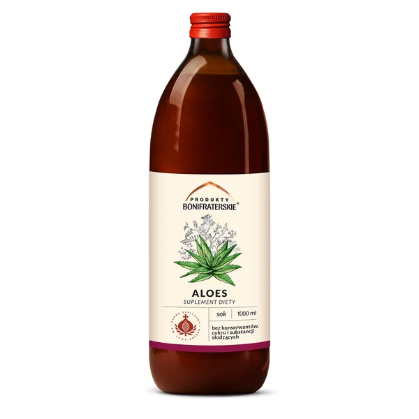 Produkty Bonifraterskie Aloe-Vera-Saft 1000 ml aus 100 % Aloe Vera