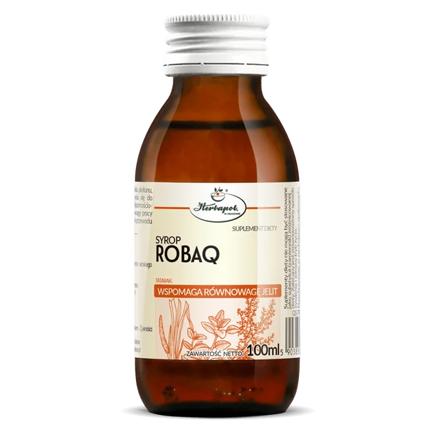 Herbapol Robaq Sirup 100 ml mit Thymian, Wermut, Kalmuswurzel und Walnussblättern