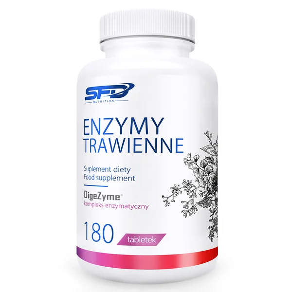 SFD Verdauungsenzyme 180 Tabletten mit DigeZyme® Enzymkomplex aus Amylase, Protease, Laktase, Cellulase und Lipase
