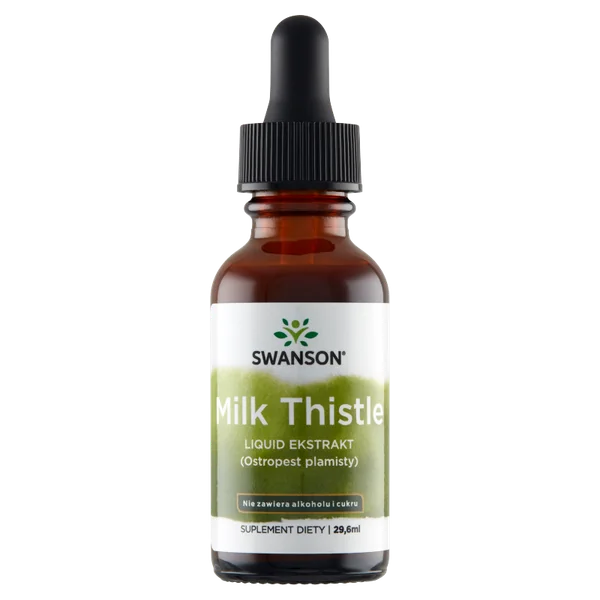 Swanson Milk Thistle Liquid Extract 29,6 ml mit 1:1-Mariendistelextrakt aus Silybum-marianum-Samen