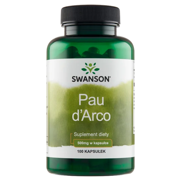 Swanson Pau d’Arco 100 Kapseln mit 500 mg Pau-d’Arco-Innenrinde pro Kapsel