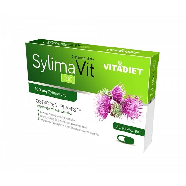 SylimaVit 100 30 Kapseln mit 125 mg Mariendistelextrakt und 100 mg Silymarin pro Kapsel