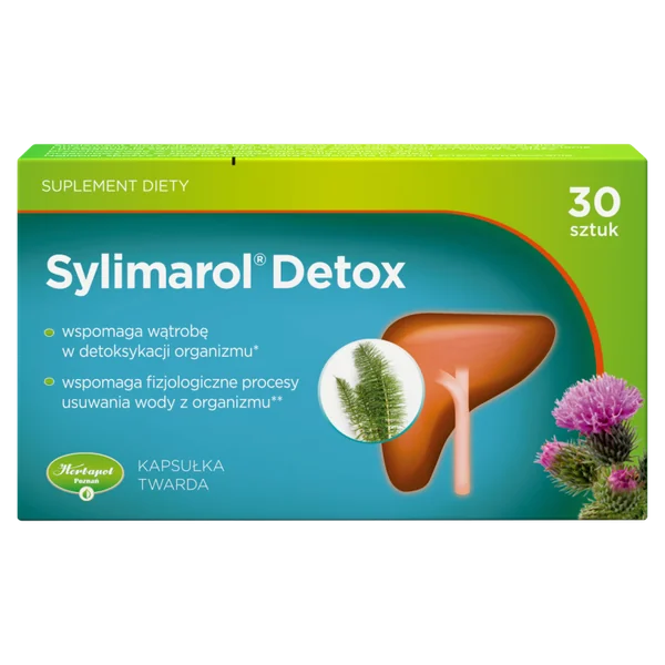 Sylimarol Detox 30 Kapseln mit Mariendistel, Brennnessel, Birkenblättern und Schachtelhalm