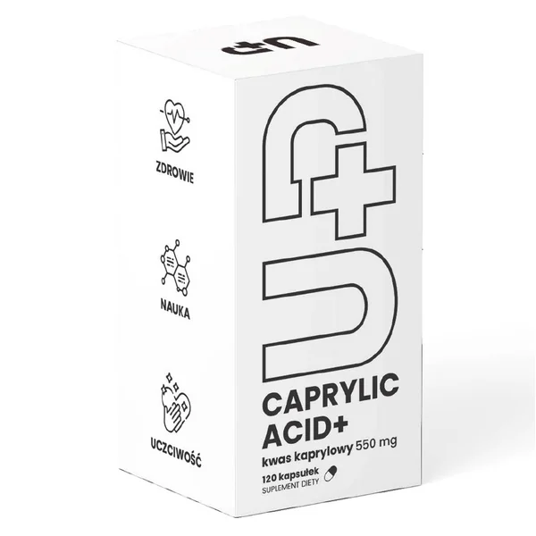 UP Health Pharma UP CAPRYLIC ACID+ 120 Kapseln mit 550 mg Caprylsäure aus MCT-Öl auf Kokosölbasis